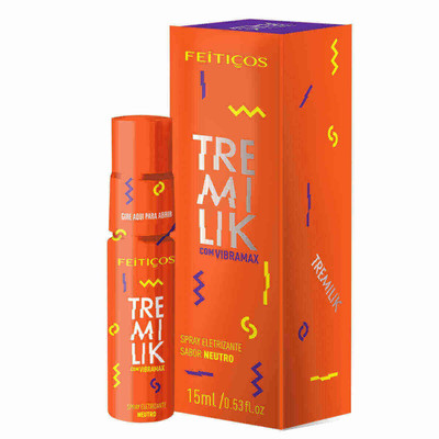 Foto 1 do produto Spray Eletrizante para Sexo Oral com efeito de Vibração e Aquecimento - Feitiços Aromáticos Tremilik | 15ml | Disponível em 3 sabores