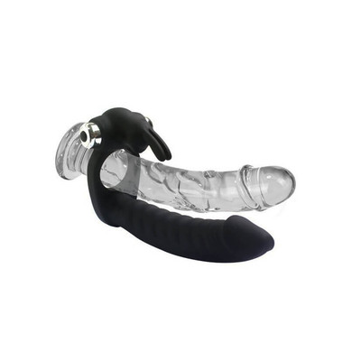 Anel Companheiro em Silicone e Cápsula Vibratória com 10 Modos de Vibração - Trinity Fun Evil Teaser | 13,7 x 2,4 cm | Disponível em 2 Cores