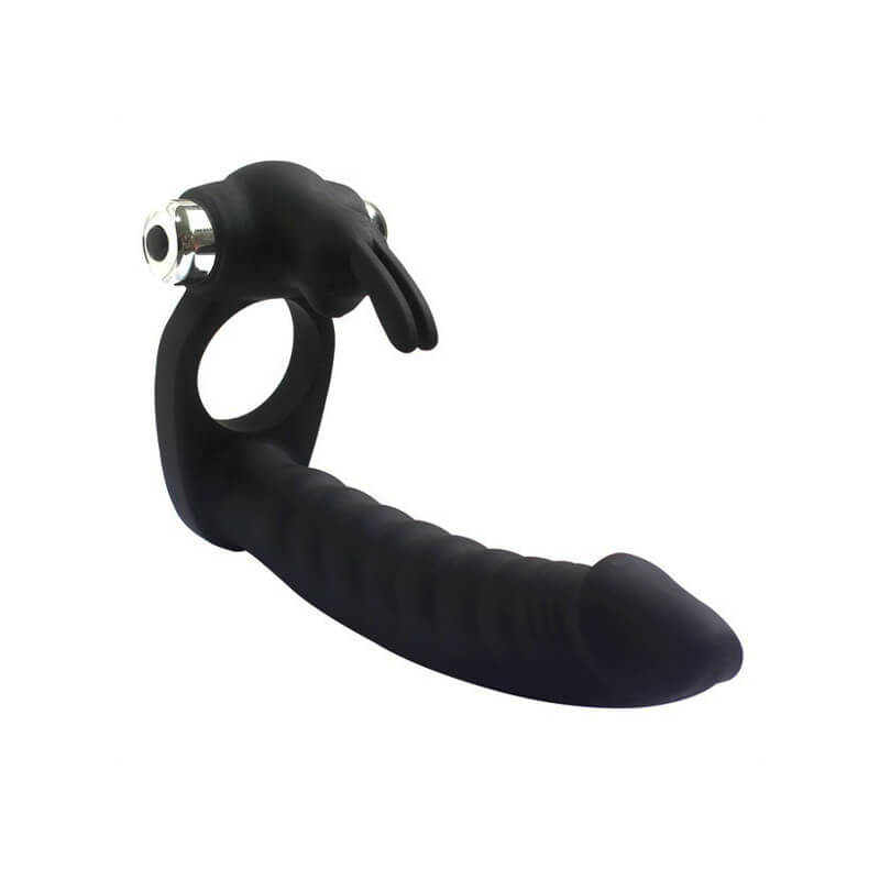 Anel Companheiro em Silicone e Cápsula Vibratória com 10 Modos de Vibração - Trinity Fun Evil Teaser | 13,7 x 2,4 cm | Disponível em 2 Cores - 4