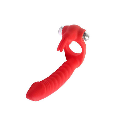 Foto 8 do produto Anel Companheiro em Silicone e Cápsula Vibratória com 10 Modos de Vibração - Trinity Fun Evil Teaser | 13,7 x 2,4 cm | Disponível em 2 Cores