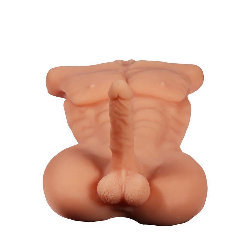 Tronco Masculino em TPE com Tanquinho Definido, Pênis Vertebrado, Escroto e Ânus - 54 x 36 cm - 3