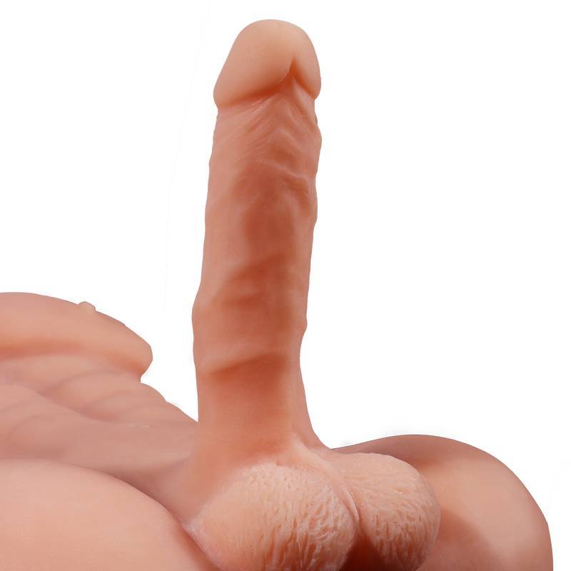 Tronco Masculino em TPE com Tanquinho Definido, Pênis Vertebrado, Escroto e Ânus - 54 x 36 cm - 9