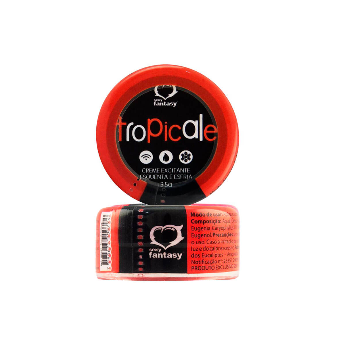 Pomada Excitante que Esquenta e Esfria - Tropicale - 3,5 g - 1