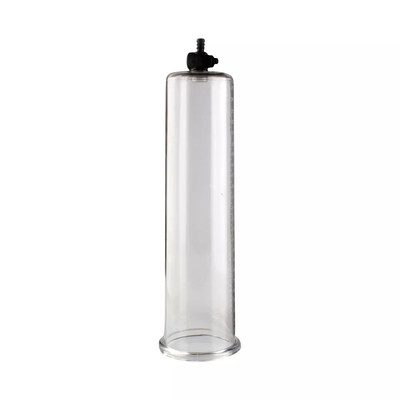 Tubo Acrílico para Bomba Peniana com Válvula de Segurança - Hard Less | 22,5 x 6,5 cm