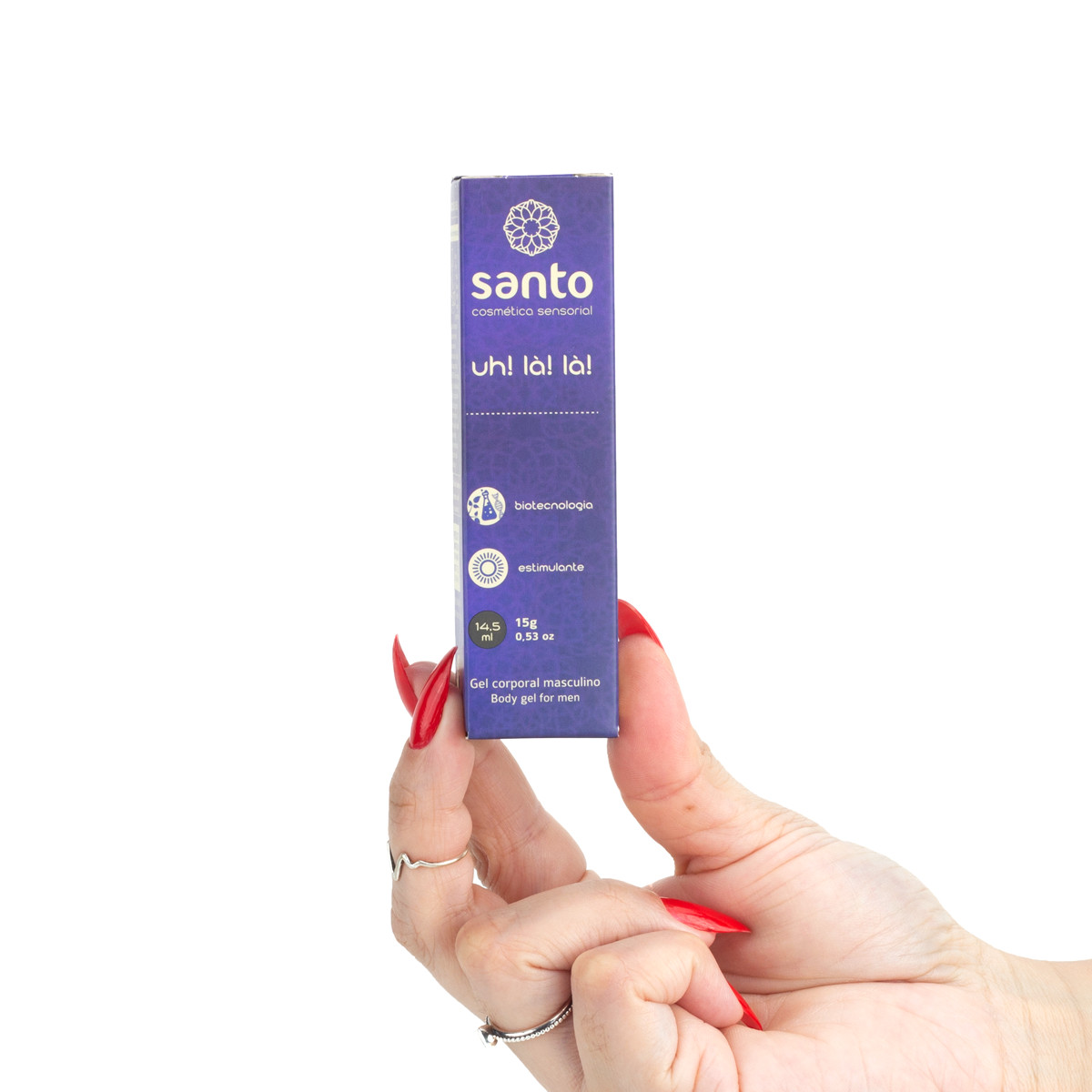 Gel Prolongador de Ereção com de Castanha da Índia - Santo Funcionais Uh! la! la! | 15g - 3