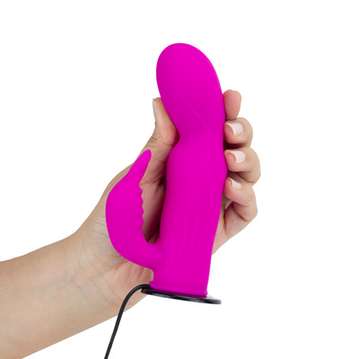 Cinta Ajustável com Vibrador Multivelocidade em Silicone Soft Touch com Estimulador Clitoriano - Ultra Harness | 15 x 3,5 cm