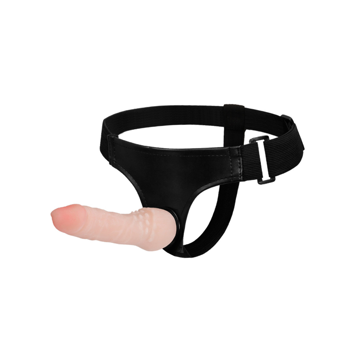 Cinta Peniana com Prótese Realística em Formato de Pênis com Glande Definida e Textura Estimuladora - Ultra Passionate | 15 x 3,5 cm - 2