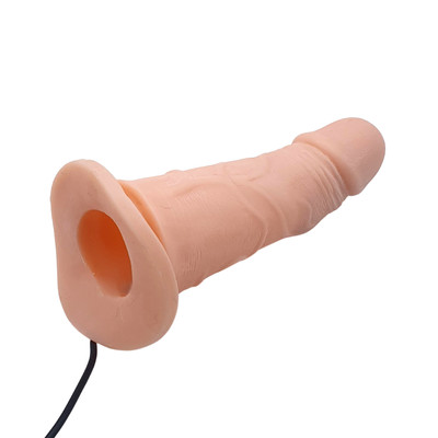Foto 3 do produto Cinta Ajustável com Capa Peniana em Forma de Pênis, Vibração e Controle com Fio - Ultra Passionate Harness - 15 x 4 cm