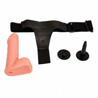Foto 4 do produto Ultra Passionate Harness - Cinta Peniana com Prótese em Formato de Pênis Realístico - Veste até o 40