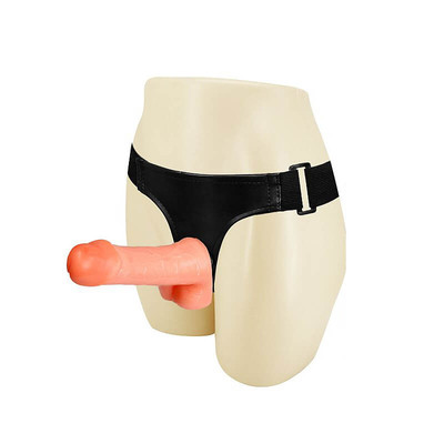 Cinta com Prótese Peniana Realística em Silicone com Glande Definida - LybBaile Ultra Passionate Harness | 16 x 4,1 cm