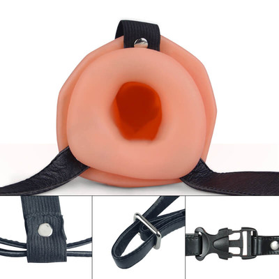 Foto 3 do produto Unisex Hollow Double Penetrator - Capa Peniana Dupla em Formato de Pênis com Cinta Ajustável e Vibro Multivelocidade
