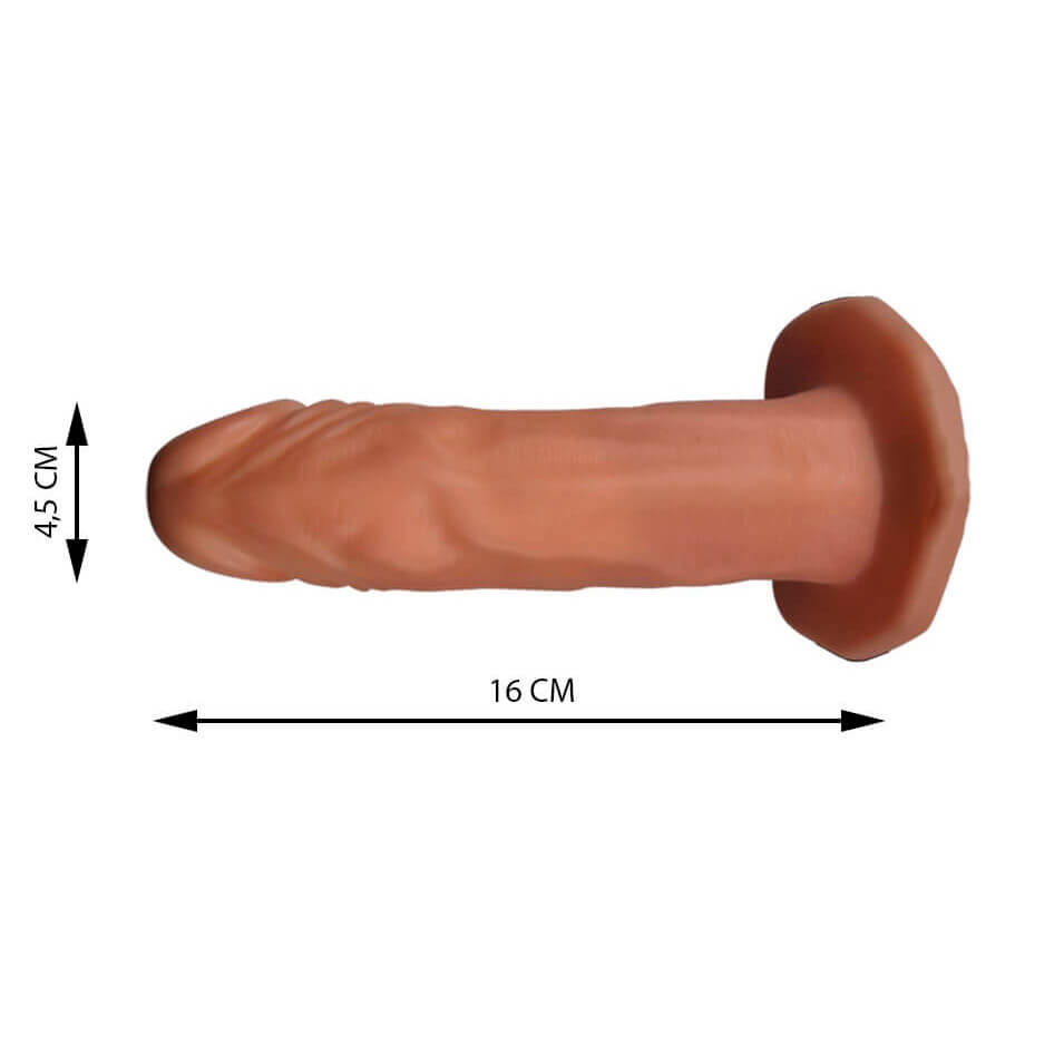 Unisex Hollow Strap On - Capa Peniana em TPE com Cinta Ajustável - 9,5 x 4,5 cm - 2