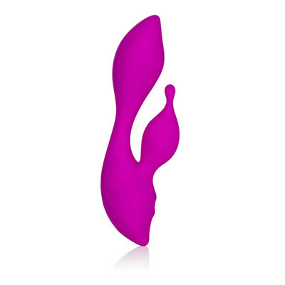 Foto 3 do produto Vanity by Jopen 4.5 - Vibrador Estimulador de Ponto G e Clítoris em Silicone com Vibração Multivelocidade, Controle Independente de Cada Motor e Função Lock - 19 x 3,8 cm