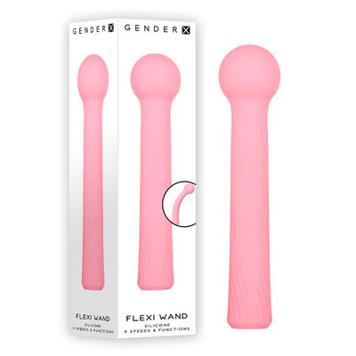 Foto 6 do produto Varinha Mágica Flexível com 7 Modos de Vibração Potentes e Carregamento Via USB - Gender X Flexi Wand | 16,5 x 3,5 cm