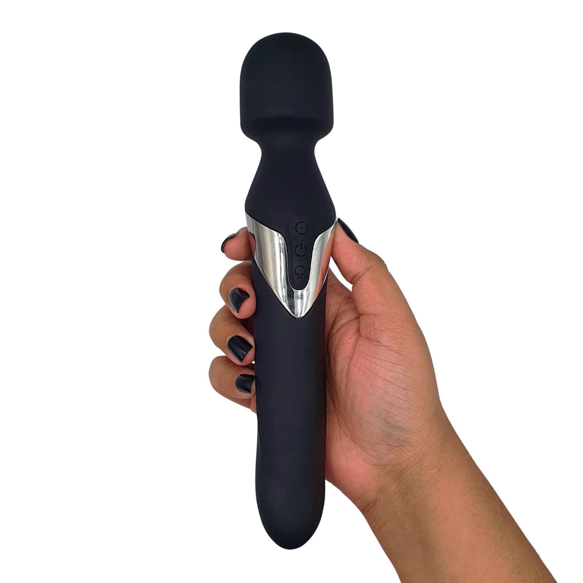 Varinha Mágica Massageadora de Ponto G e Clitóris com Motor Duplo, 7 Modos de Vibrações e Carregamento Via cabo USB - Nv Toys Mose | 24 x 4,5 cm | Disponível em 2 Cores - 7