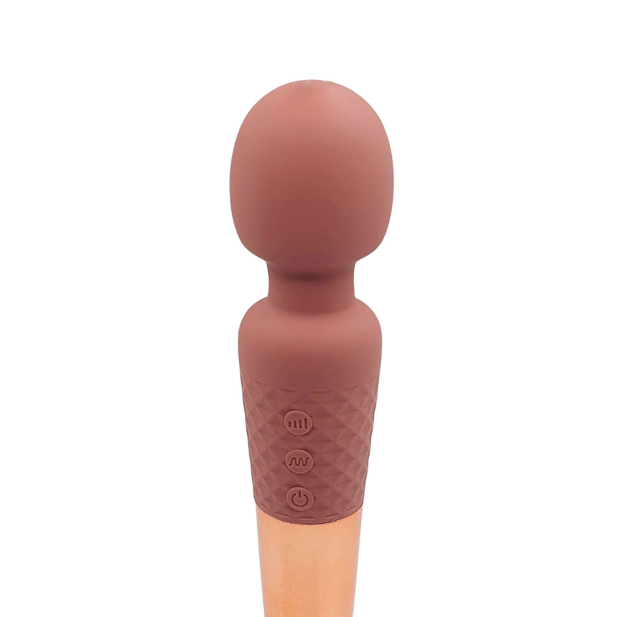 Varinha Mágica Massageadora Recarregável com 20 Modos de Vibrações e 8 Modos de Intensidade - Essencial Dream | 19,5 x 1,6 cm | Cor: Nude - 3