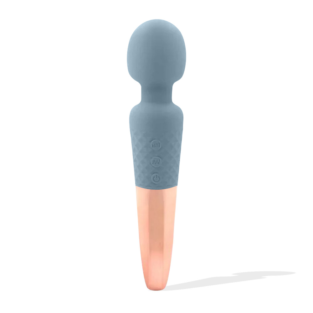 Varinha Mágica Massageadora Recarregável com 20 Modos de Vibrações e 8 Modos de Intensidade - Essencial Dream | 19,5 x 1,6 cm | Disponível em 3 Cores - 2