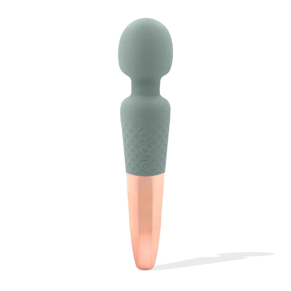 Varinha Mágica Massageadora Recarregável com 20 Modos de Vibrações e 8 Modos de Intensidade - Essencial Dream | 19,5 x 1,6 cm | Disponível em 3 Cores - 3