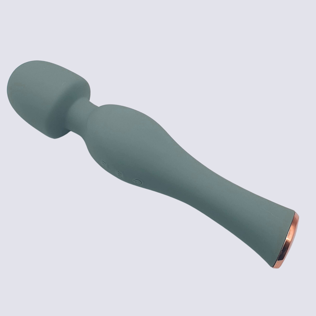 Varinha Mágica Massageadora em Silicone com 20 Modos de Vibração, 8 Intensidades e Recarregável via Cabo USB - Adão & Eva | 20,5 x 4,3 cm | Disponível em 2 Cores - 2