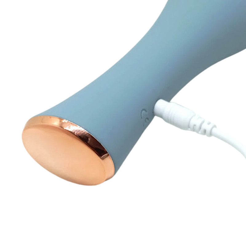 Varinha Mágica Massageadora em Silicone com 20 Modos de Vibração, 8 Intensidades e Recarregável via Cabo USB - Adão & Eva | 20,5 x 4,3 cm | Disponível em 2 Cores - 3