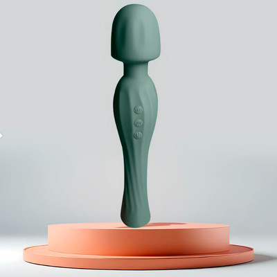 Foto 1 do produto Varinha Mágica Massageadora em Silicone com 20 Modos de Vibração, 8 Intensidades e Recarregável via Cabo USB - Adão & Eva | 20,5 x 4,3 cm | Disponível em 2 Cores