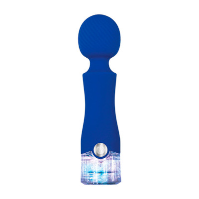 Foto 2 do produto Varinha Mágica Massageadora em Silicone com 10 Modos de Vibração, Luz LED e Glitter na Base - Evolved Dazzle | 15,3 x 3,8 cm