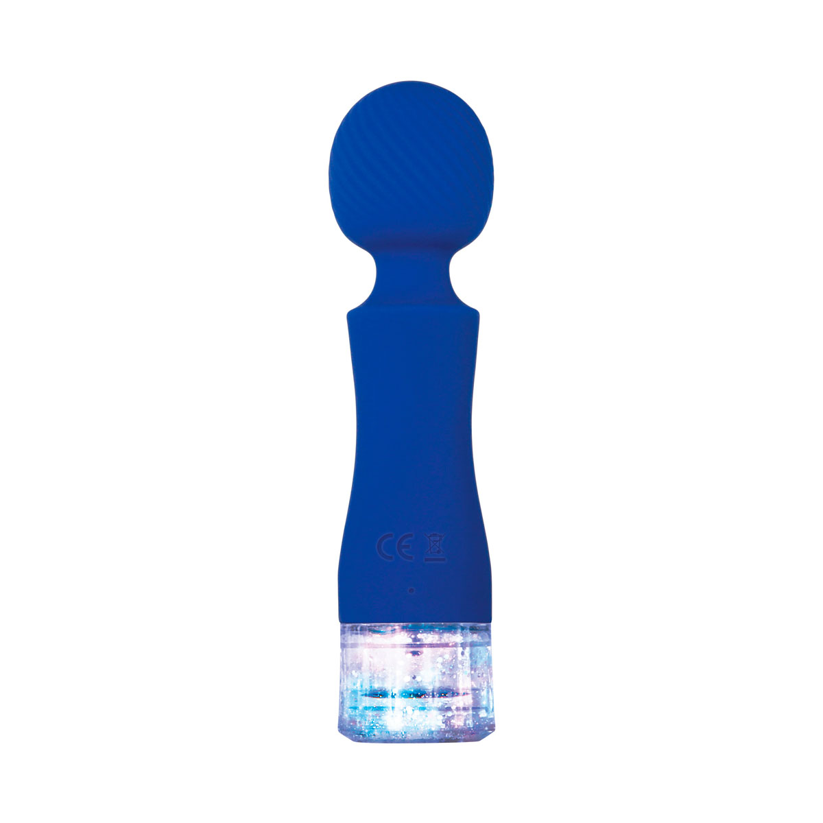 Varinha Mágica Massageadora em Silicone com 10 Modos de Vibração, Luz LED e Glitter na Base - Evolved Dazzle | 15,3 x 3,8 cm - 3