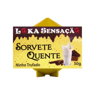Foto 3 do produto Vela Comestível para Massagem e Sexo Oral - Loka Sensação Sorvete Quente | 30 g | Disponível em 9 Sabores