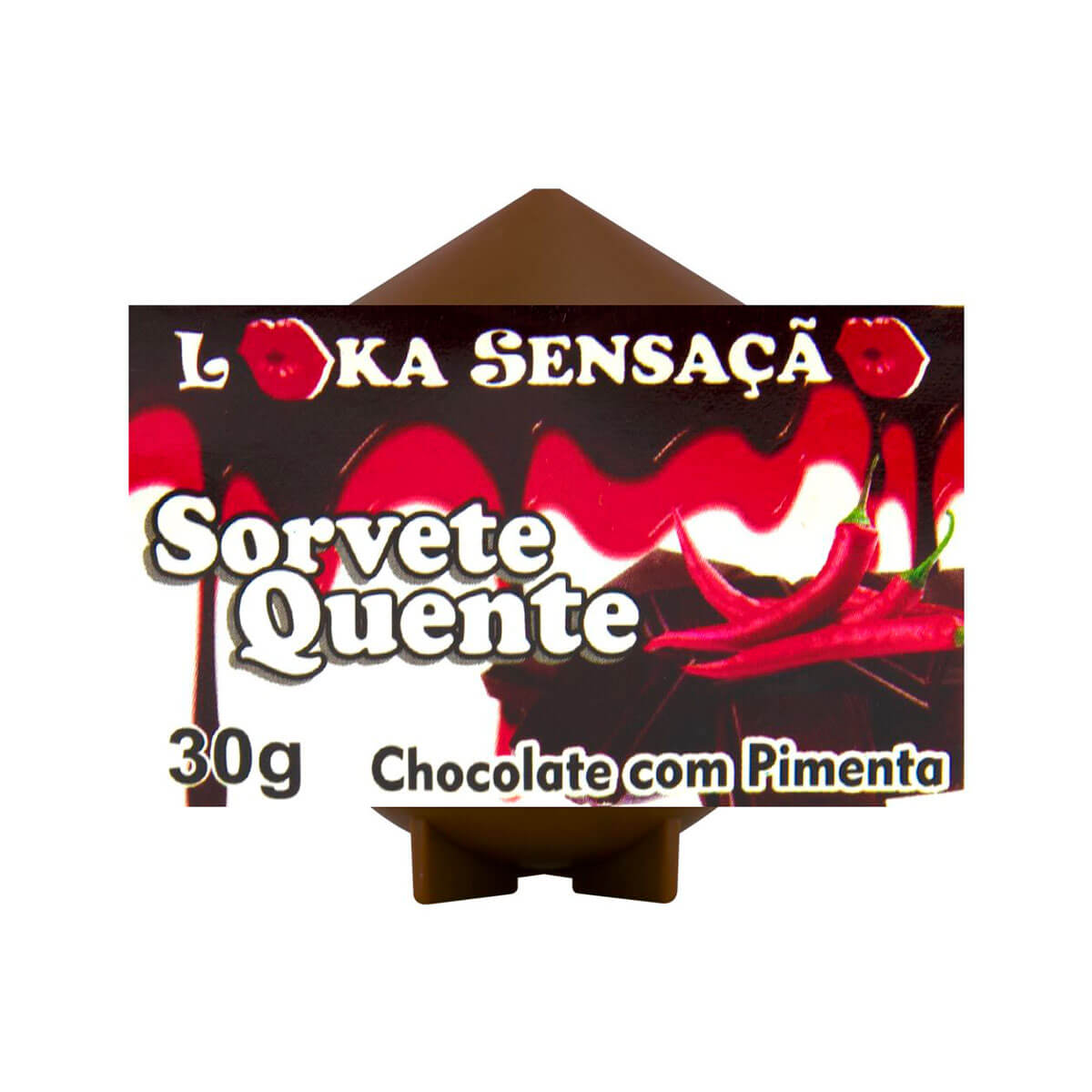 Vela Comestível para Massagem e Sexo Oral - Loka Sensação Sorvete Quente | 30 g | Disponível em 9 Sabores - 7