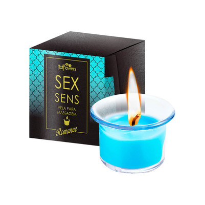 Vela para Massagem Aromática - Hot Flowers Sex Sens | 20g | Disponível em 3 Cores
