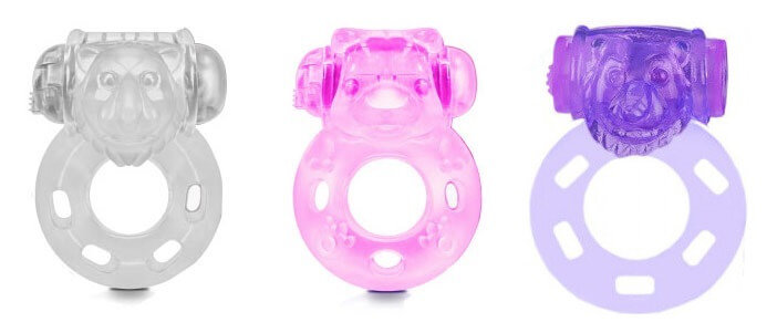 Anel Peniano Com Vibro e Estimulador de Clítoris com Textura Estimuladora Variada - Vibe | Disponível em 4 Cores - 2