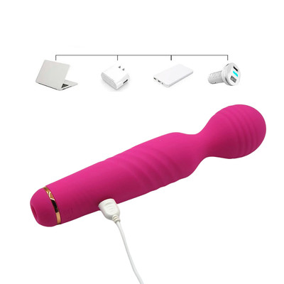 Foto 3 do produto Vibrador Massageador em Silicone com 7 Modos de Vibração e Tecnologia de Sucção, Recarregável via USB - Vibes Of Love Sex Massage | 22,4 x 4,7 cm