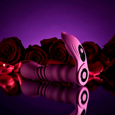 Foto 5 do produto Vibrador 3 em 1 com 10 Modos de Vibração, 10 Movimentos de Vai e Vem, Recarregável e Resistente à Água - Evolved Playboy Pleasure Match Play | 12,5 x 3,5 cm