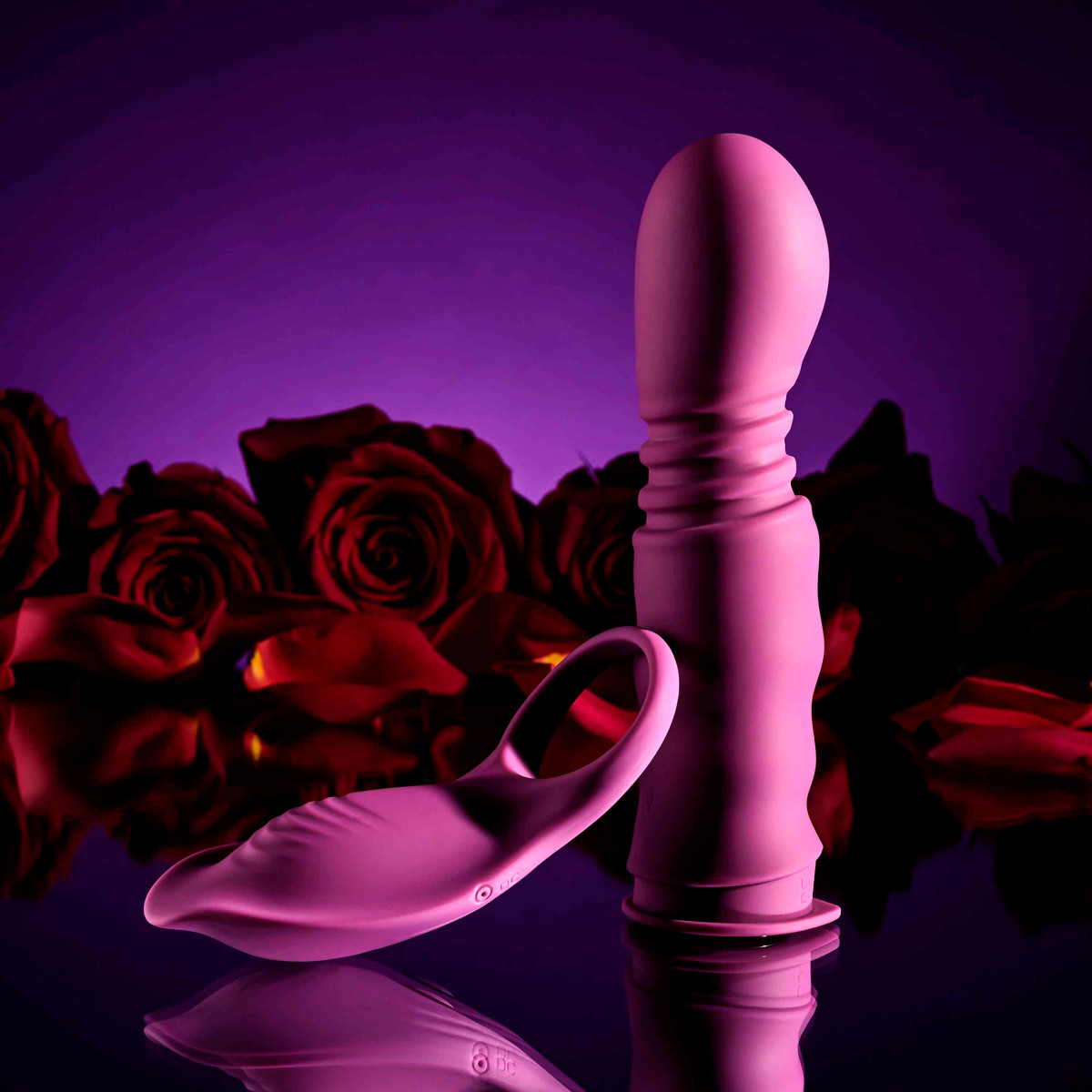 Vibrador 3 em 1 com 10 Modos de Vibração, 10 Movimentos de Vai e Vem, Recarregável e Resistente à Água - Evolved Playboy Pleasure Match Play | 12,5 x 3,5 cm - 10