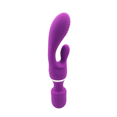 Foto 3 do produto Vibrador 3 em 1, Recarregável, Feito em Silicone com 21 Modos de Vibrações e Resiste a Água - Wediamond | 12,3 x 3,6 cm