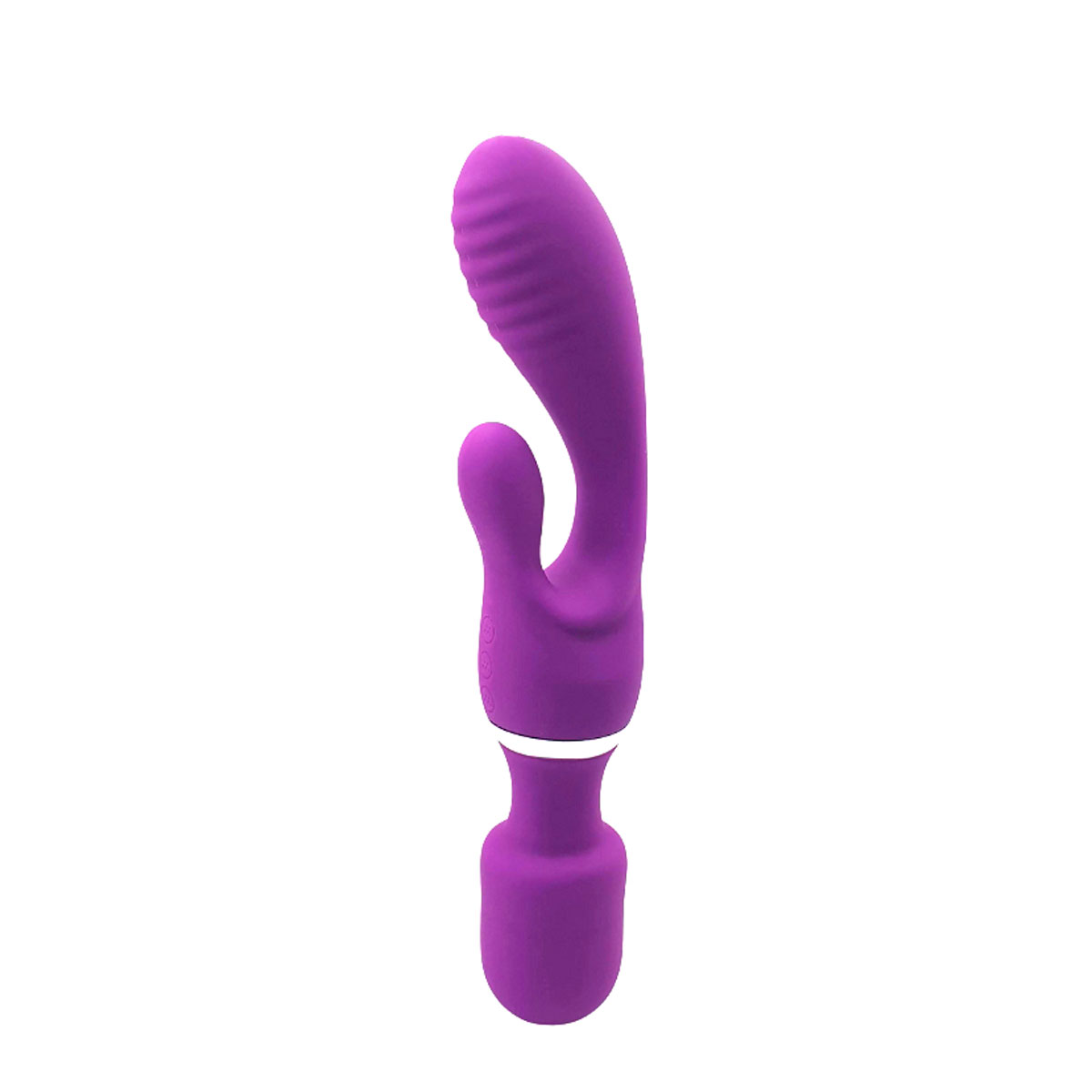 Vibrador 3 em 1, Recarregável, Feito em Silicone com 21 Modos de Vibrações e Resiste a Água - Wediamond | 12,3 x 3,6 cm - 4