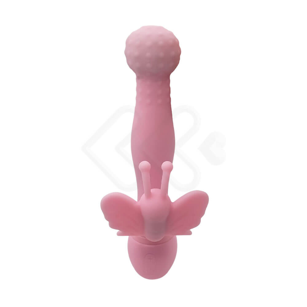 Vibrador com 3 Velocidades e Estimulador Clitoriano em Formato de Borboleta com 8 Modos de Vibração - Adão & Eva My Butterfly | 12,8 x 3,7 cm - 2