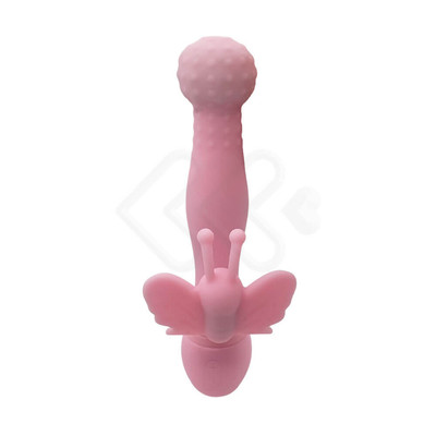 Foto 2 do produto Vibrador com 3 Velocidades e Estimulador Clitoriano em Formato de Borboleta com 8 Modos de Vibração - Adão & Eva My Butterfly | 12,8 x 3,7 cm