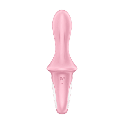 Vibrador Anal Recarregável em Silicone com Haste Inflável, 12 Modos de Vibrações, à Prova D'água e App Control - Satisfyer Air Pump Booty 5 | 8,5 x 3,4 cm