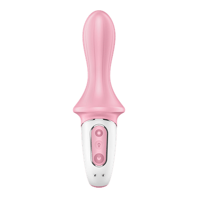 Foto 2 do produto Vibrador Anal Recarregável em Silicone com Haste Inflável, 12 Modos de Vibrações, à Prova D'água e App Control - Satisfyer Air Pump Booty 5 | 8,5 x 3,4 cm