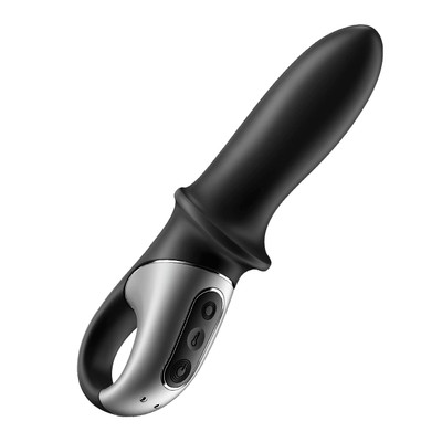 Foto 2 do produto Vibrador Anal em Silicone com 12 Modos de Vibração, App Interativo e Função Aquecimento - Satisfyer Hot Passion | 9,5 x 3,3 cm