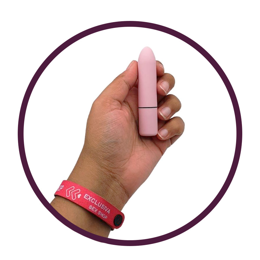 Vibrador Bullet com 12 Modos de Vibração e Carregamento Via USB - Happy Dream - 8,7 x 1,8 cm | Disponível em 2 Cores - 8