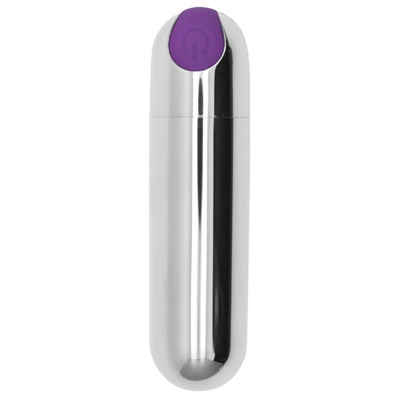 Vibrador Bullet em ABS com 10 Modos de Vibração e Carregamento Via USB - 7,7 x 2 cm | Pleasure Dreams | Disponível em 2 Cores - 2