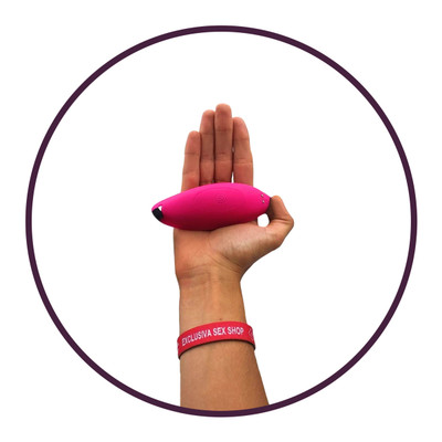 Foto 8 do produto Vibrador de Calcinha com 9 Modos de Vibração e Controle Remoto Sem Fio- S-Hande Petal-RCT - 12 x 4,3 cm | Disponível em 2 Cores
