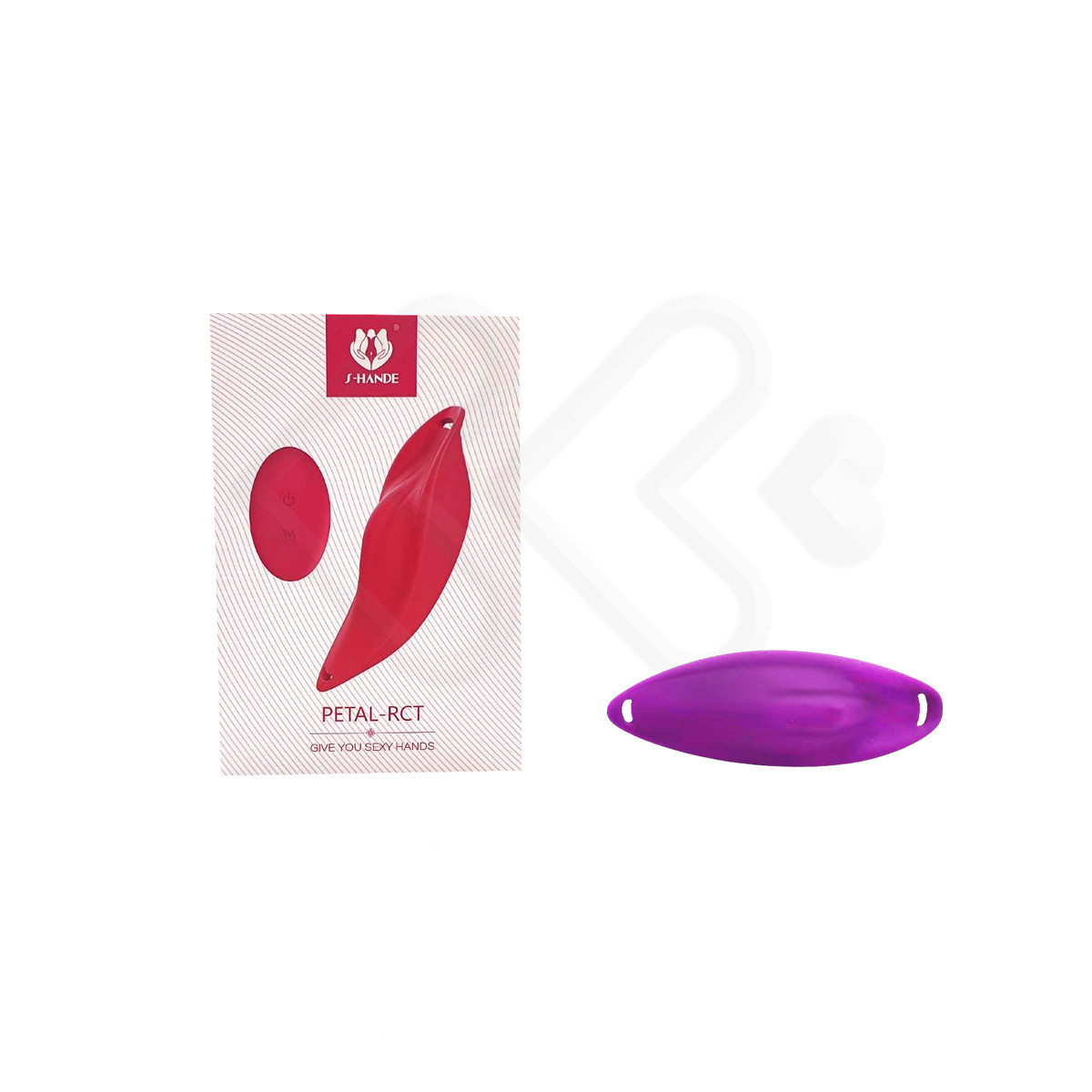 Vibrador de Calcinha com 9 Modos de Vibração e Controle Remoto Sem Fio- S-Hande Petal-RCT - 12 x 4,3 cm | Disponível em 2 Cores - 9