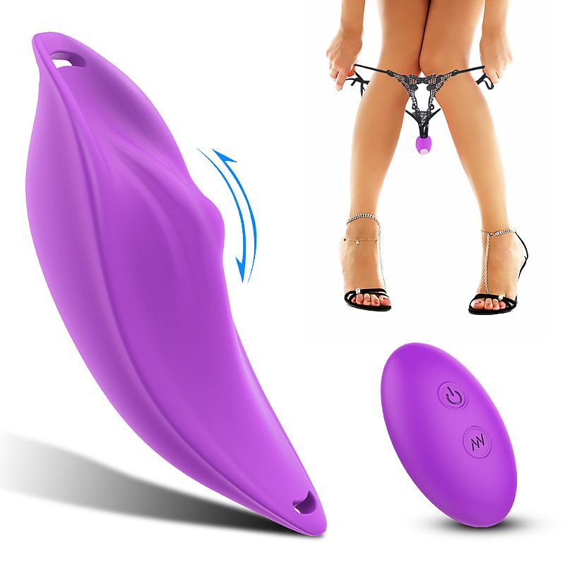 Vibrador de Calcinha com 9 Modos de Vibração e Controle Remoto Sem Fio- S-Hande Petal-RCT - 12 x 4,3 cm | Disponível em 2 Cores - 2