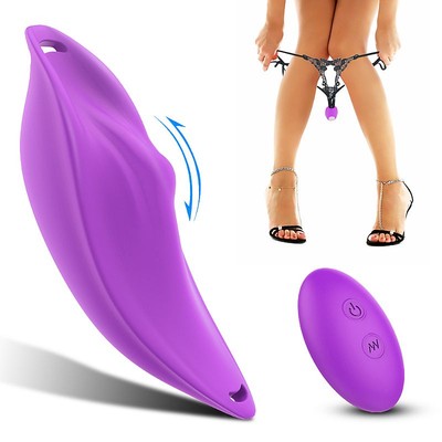 Foto 2 do produto Vibrador de Calcinha com 9 Modos de Vibração e Controle Remoto Sem Fio- S-Hande Petal-RCT - 12 x 4,3 cm | Disponível em 2 Cores