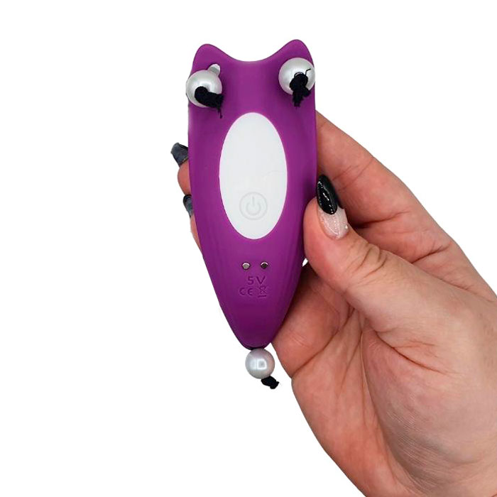 Vibrador em Silicone com 9 Modos de Vibrações, Controle Remoto Sem Fio e Calcinha - S-hande Rebecca-RCT | 13 x 4,3 | Disponível em 2 Cores - 8