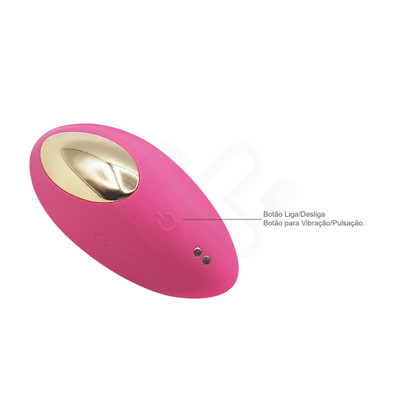 Foto 5 do produto Vibrador de Calcinha Recarregável com 9 Vibrações, 9 Pulsações, Controle Remoto sem Fio e Aplicativo Gratuito - Victoria's Secret Vibrator | 8,7 x 4,1 cm