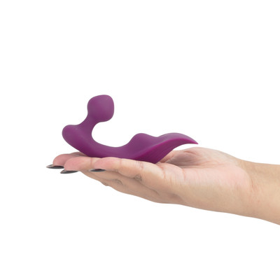 Foto 8 do produto Vibrador para Calcinha Estimulador de Clitóris e Ânus com 9 Modos de Vibração, Recarregável e Controle Remoto - S-Hande Chomper-RCT | 12,7 x 5 cm | Disponível em 3 Cores